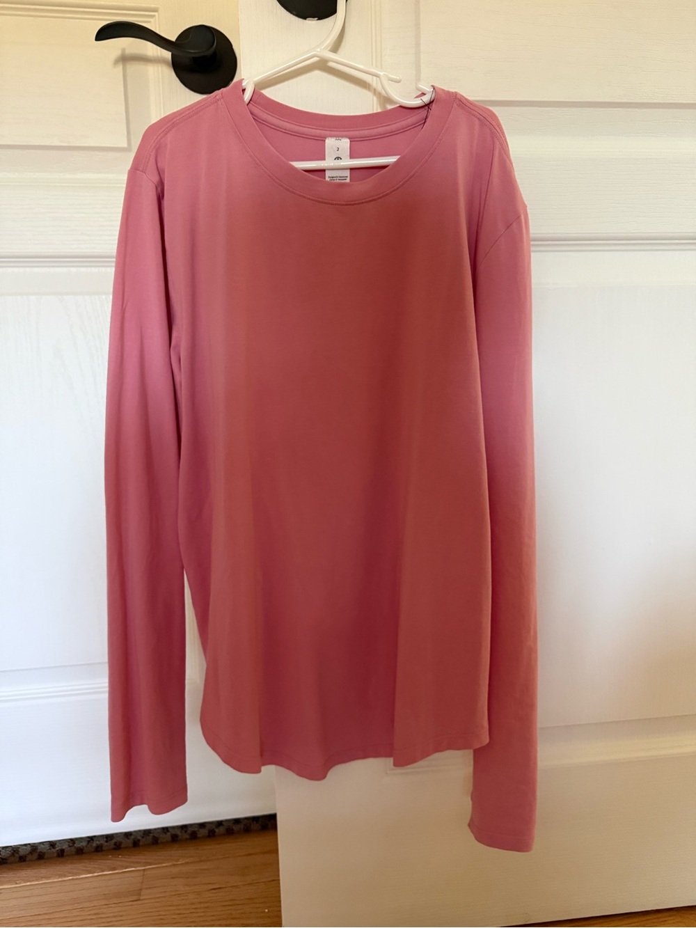 lululemon athletica Long Sleeve Crewneck Top - Dusty Rose Pink